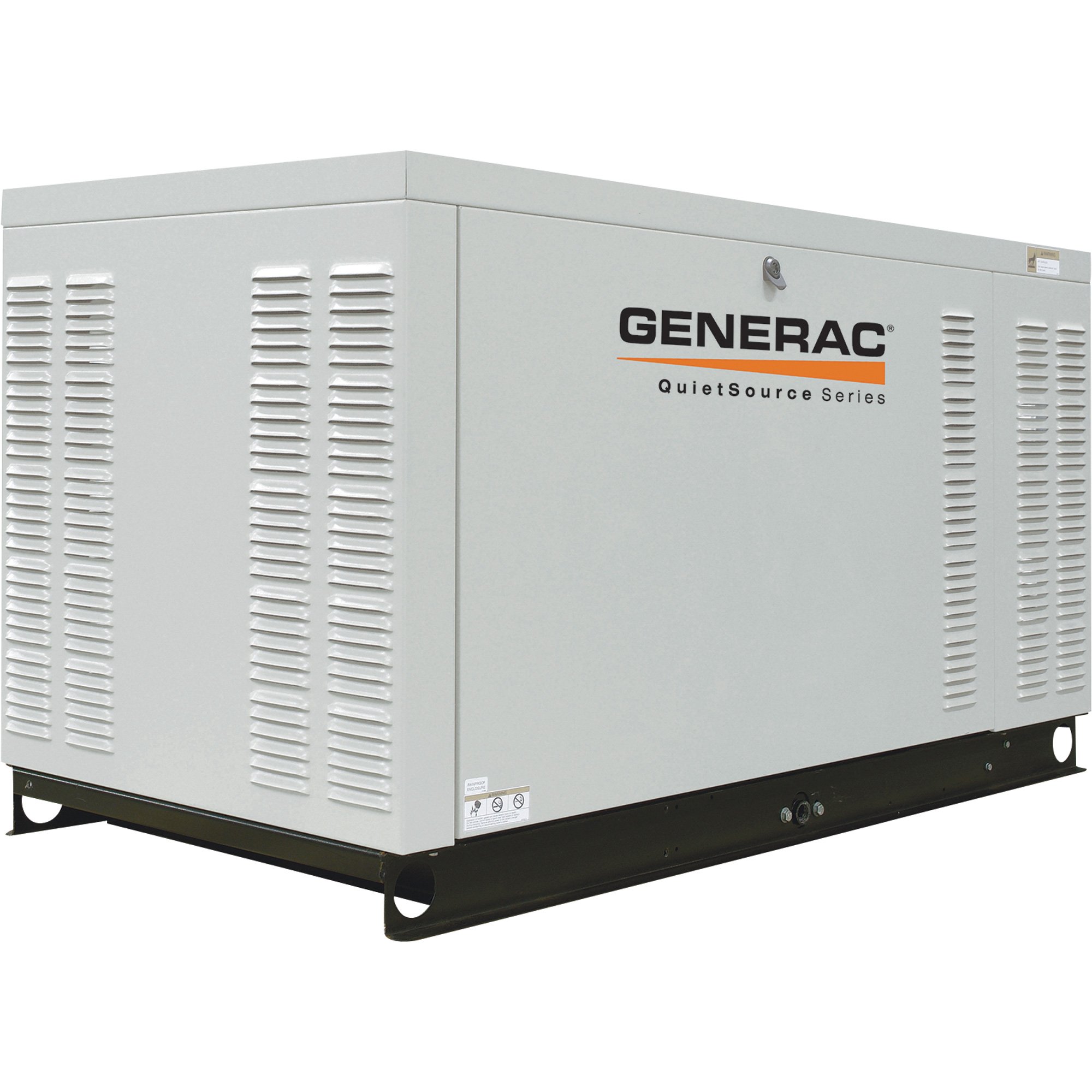 Generac QuietSource Series Liquid-Cooled Standby Generator — 22 kW (LP)/22 kW (NG), Model# QT02224ANAX